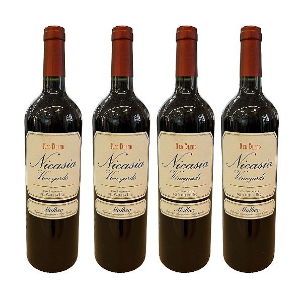 Vinho Argentino Nicasia Vineyards - Malbec (4 Un.)