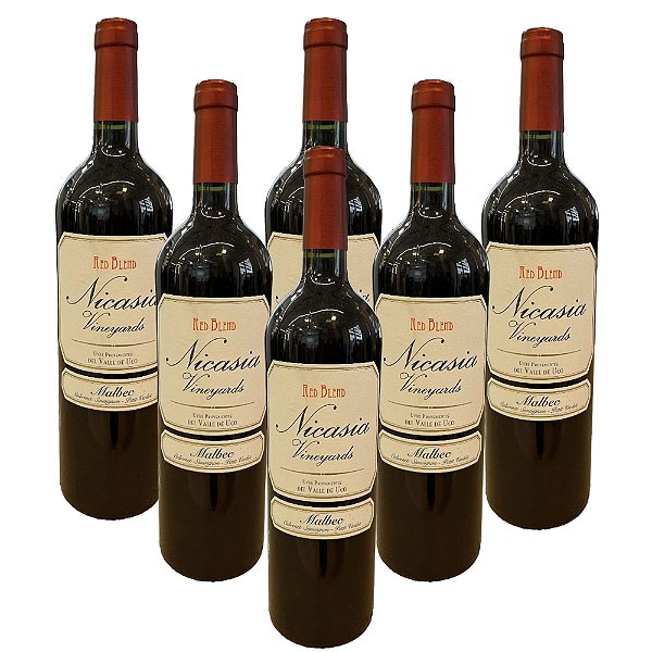 Vinho Argentino Nicasia Vineyards - Malbec (6 Un.)