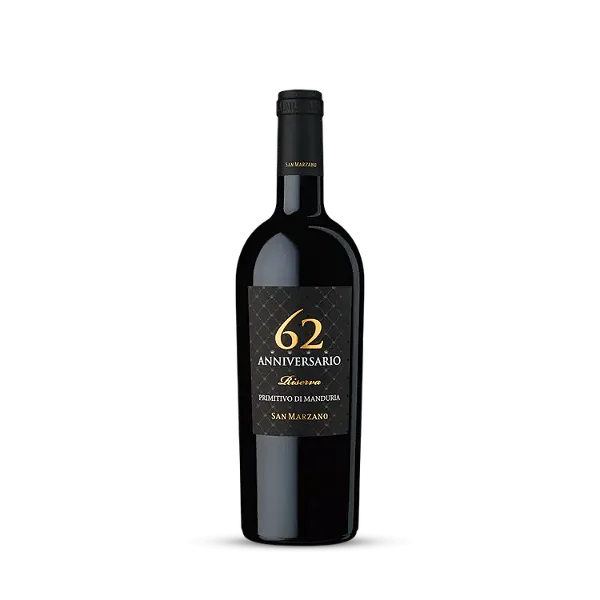 Vinho Tinto Anniversario 62 Primitivo di Manduria Riserva – San Marzano DOP