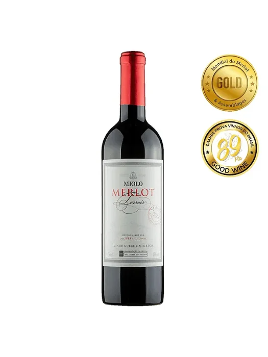 VINHO MIOLO MERLOT TERROIR TINTO SECO 2022