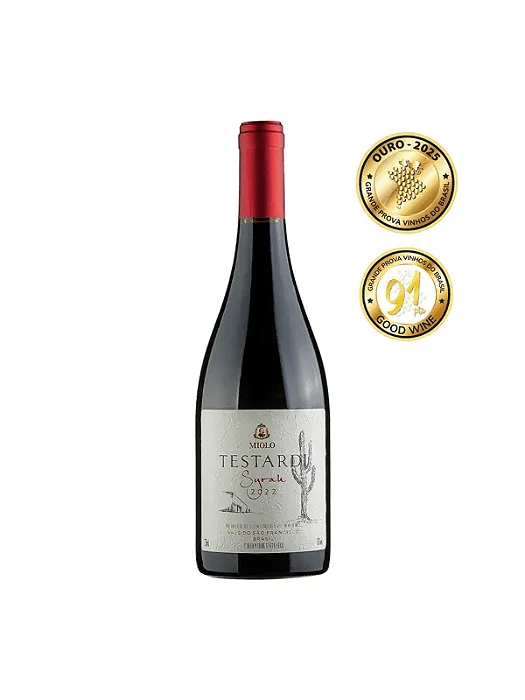 Vinho Miolo Testardi Tinto Seco Syrah 2022
