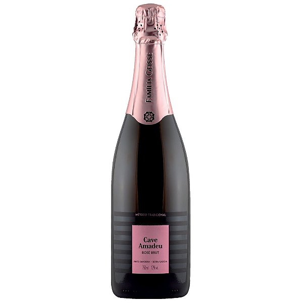 Espumante Cave Amadeu Rosé Brut Pinot Noir 2022 Brasil 750 ml