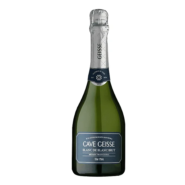 Espumante Cave Geisse Blanc de Blanc Brut Chardonnay Brasil 750 ml