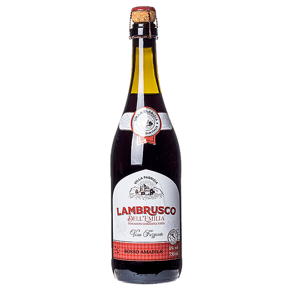 Vinho Tinto Frisante Villa Fabrizia Lambrusco Amabile 750ml Itália