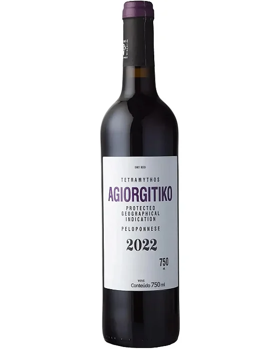 Vinho Tetramythos Peloponnese Agiorgitiko 2024 750 ml Grecia