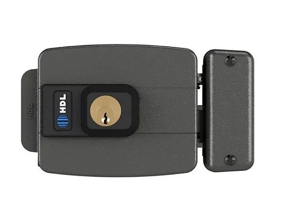 Fechadura Elétrica C-90 Standard AF Fixo Dupla Cinza HDL