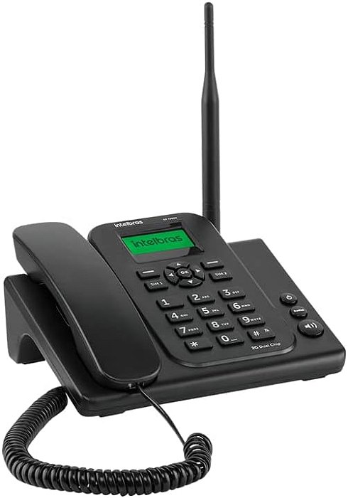 Telefone Celular Fixo Rural GSM CF4202N Intelbras