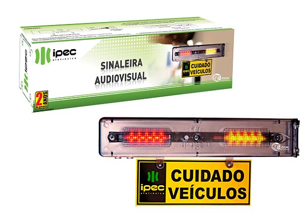 Sinaleira Audiovisual Garagem Led Bivolt Ipec
