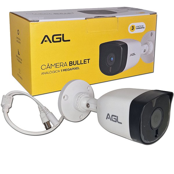 Câmera de Segurança Bullet Analógica 1mpx AGL 1125B AGL
