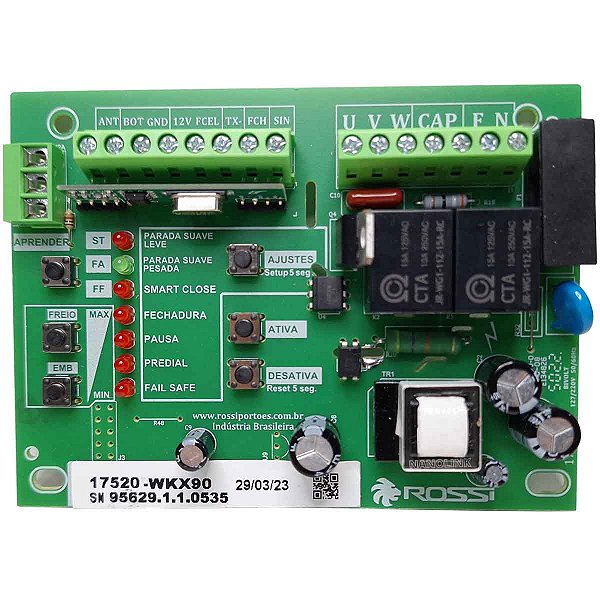 Placa Central Portão WKX90 433Mhz Rossi