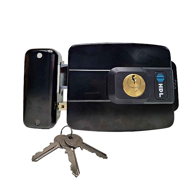 Fechadura Elétrica C-90 Standard AF Fixo Dupla Cinza HDL