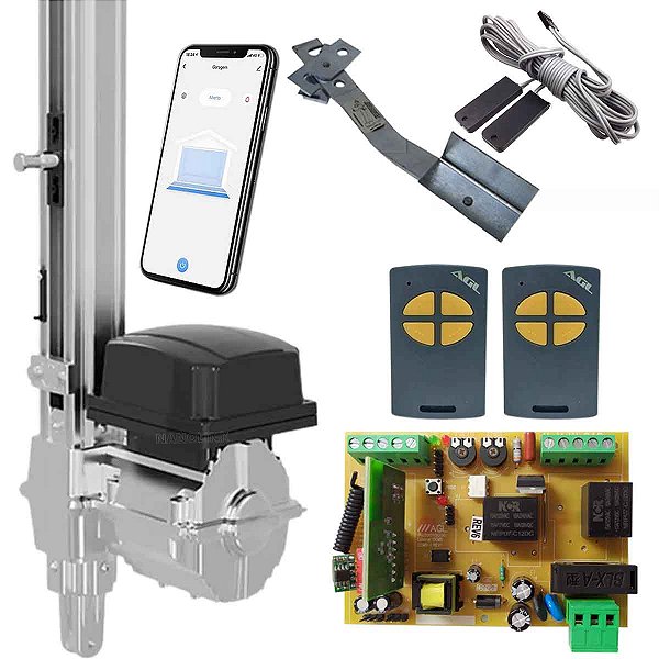 Kit Motor Portão Basculante Izzy New BV4 1.5M AGL