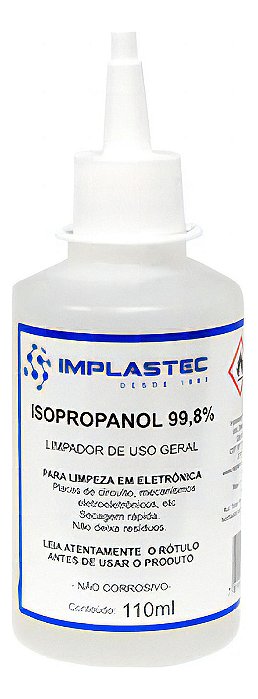 Álcool Isopropílico 110ml Bico Aplicador