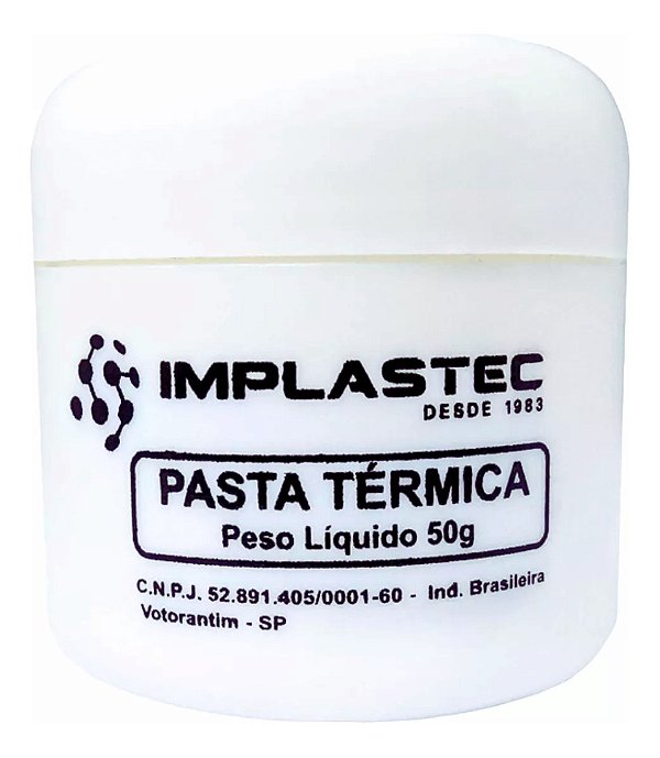 Pasta Térmica Implastec IPT 3000 Pote 50g