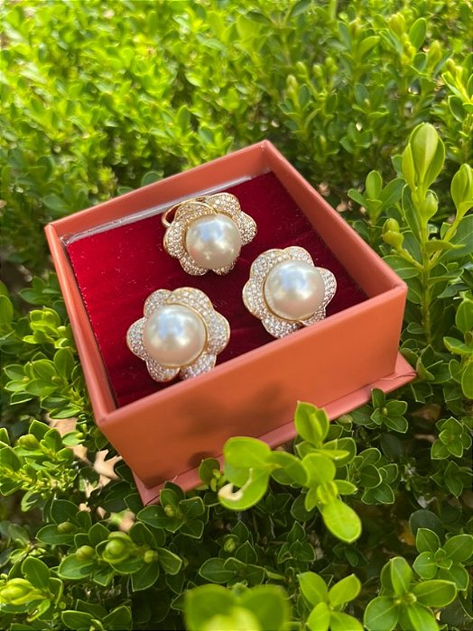 Conjunto Flor de Pérola