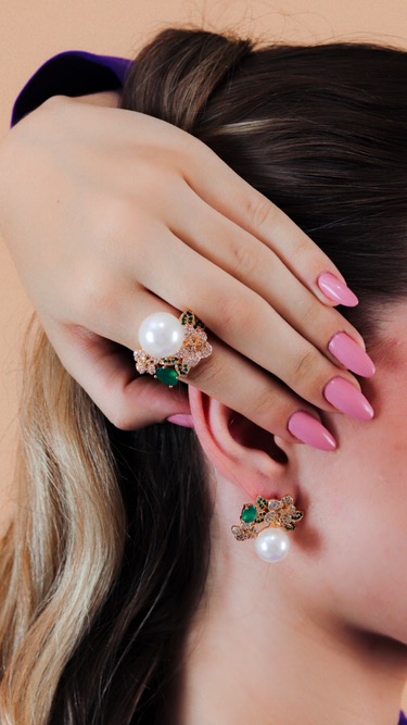 Conjunto Pérola Verde