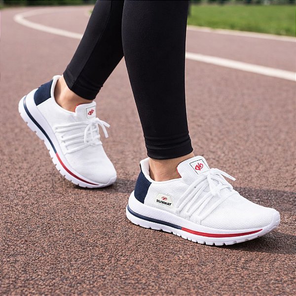 Tênis De Caminhada Corrida Academia Runway Soft Feminino
