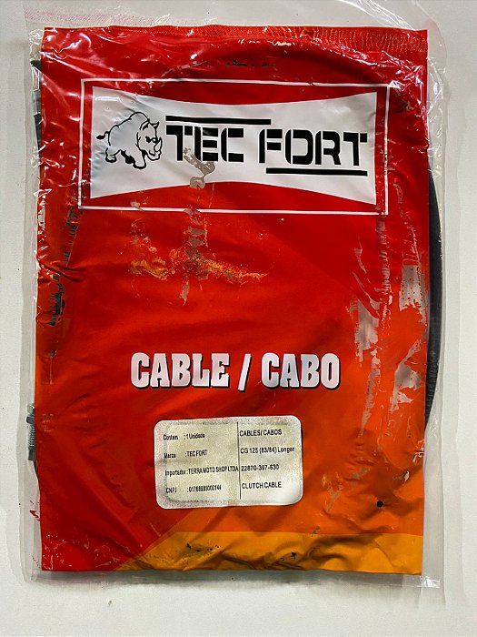 CABO EMBREAGEM TEC FORT CG 83/90