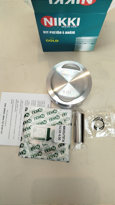 PISTAO C/ANEIS BROS/TITAN160 16 4,00 NIKKGOLD dpm