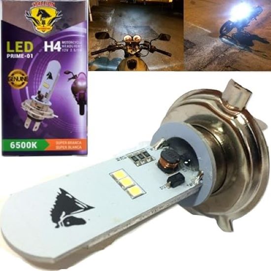 LAMPADA FAROL LED H4 35X35 STALLION UNIV