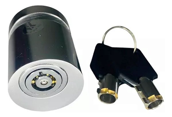 TRAVA DE DISCO REDONDA ANTI FURTO RT  PRETA (TR13)