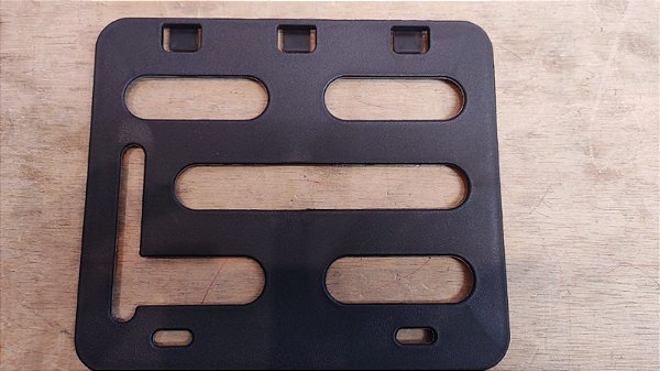 SUPORTE PLACA PT SEM parafuso (PLASTICO)