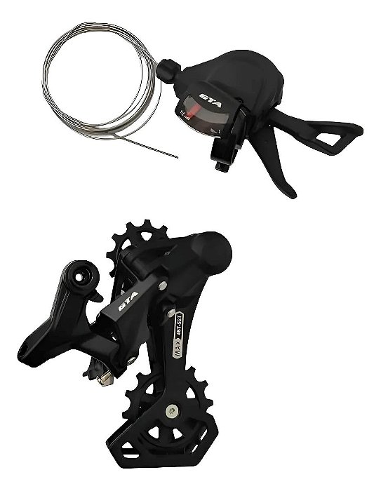 CÂMBIO TRAZEIRO E ALAVANCA TROCADOR 12 VELOCIDADES  RAPID FIRE - GTA