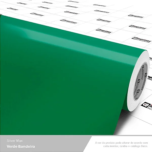 VINIL SILVER MAX VERDE BANDEIRA C/0,61