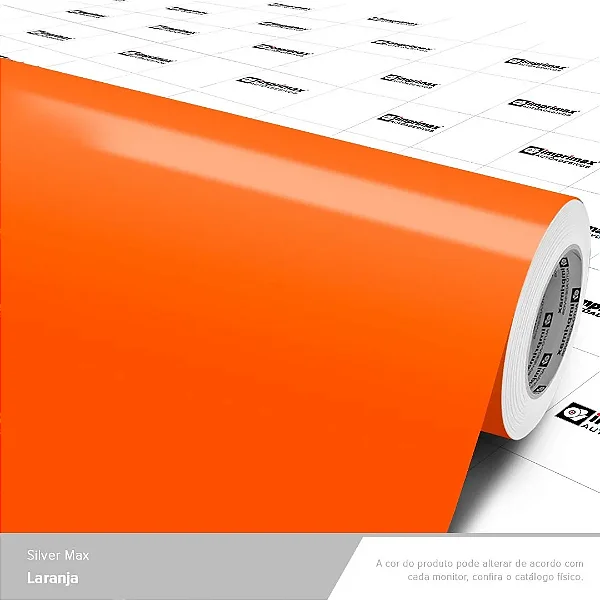 VINIL SILVER MAX LARANJA C/1,22