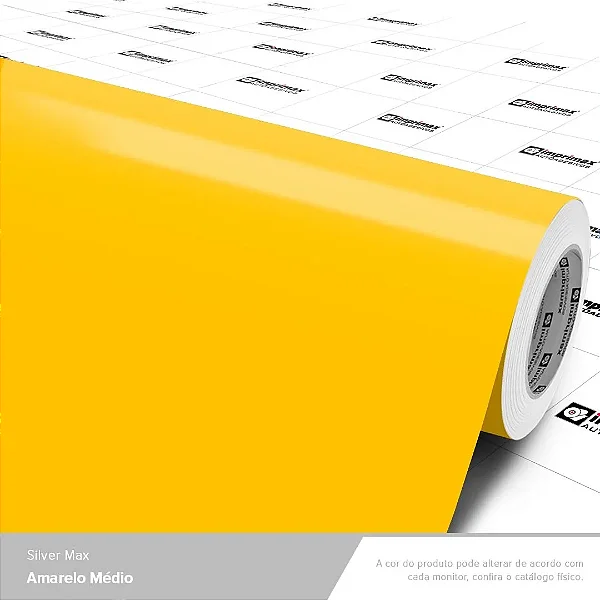 VINIL SILVER MAX AMARELO MEDIO C/1,22