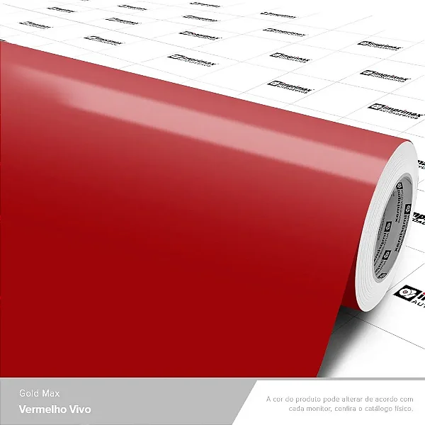 VINIL GOLD MAX VERMELHO VIVO C/1,22