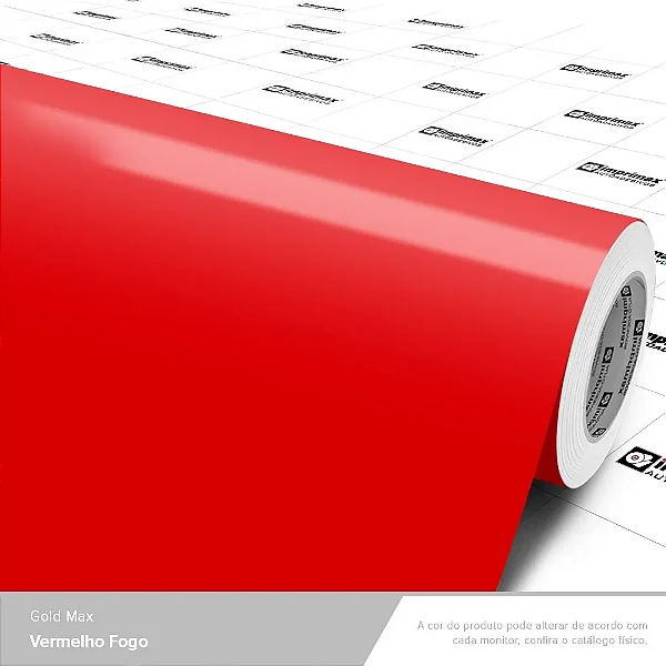 VINIL GOLD MAX VERMELHO FOGO C/1,22