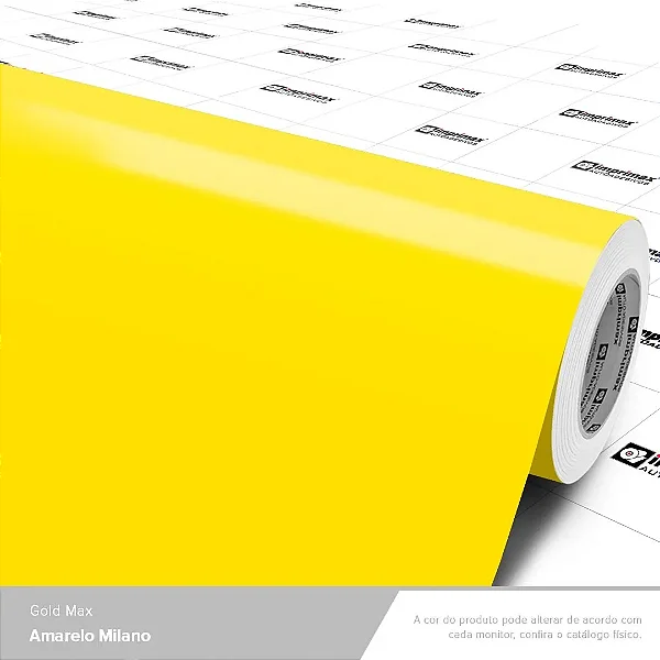 VINIL GOLD MAX AMARELO MILANO C/1,22