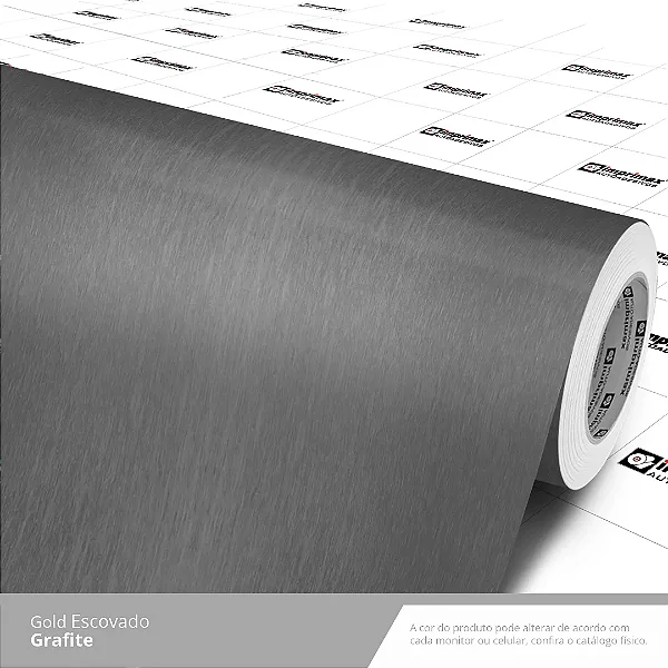 VINIL GOLD ESCOVADO GRAFITE C/1,22