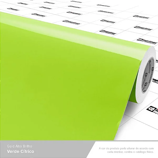 VINIL GOLD ALTO BRILHO VERDE CITRICO 1,40
