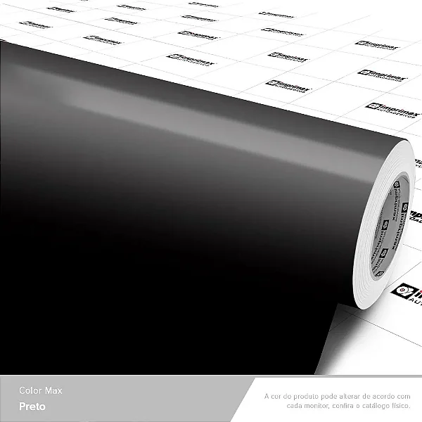 VINIL COLOR MAX PRETO BRILHO C/1,00