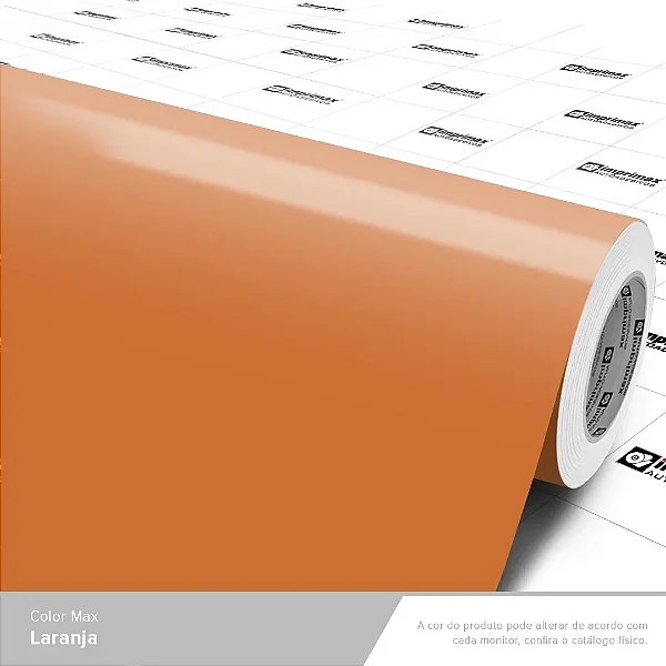 VINIL COLOR MAX LARANJA C/1,00