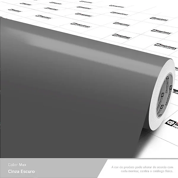 VINIL COLOR MAX CINZA ESCURO C/1,00