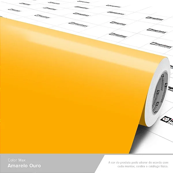 VINIL COLOR MAX AMARELO OURO C/1,00