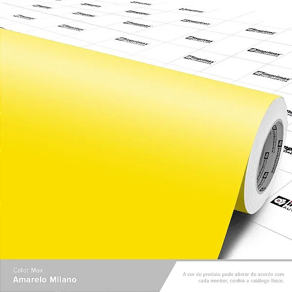 VINIL COLOR MAX AMARELO MILANO C/1,00