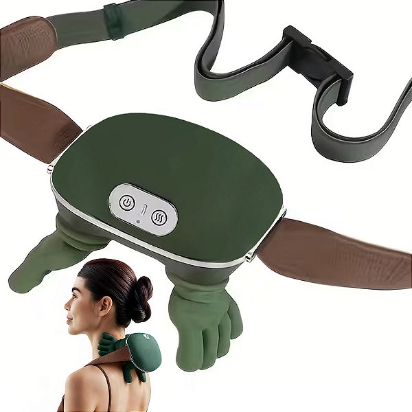 Massageador Portatil Sem Fio Massagem Relaxante Miofacial Anti Estresse Alivia Dores Tensao Musculo Corpo