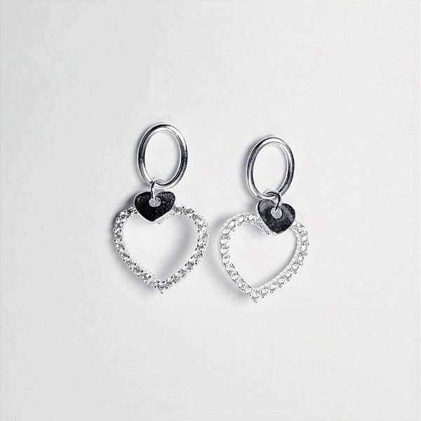Brinco Amor em Movimento – Prata 925