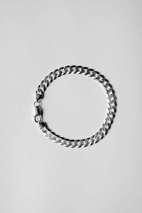 Pulseira Masculina Grumet Elos Força - Prata 925