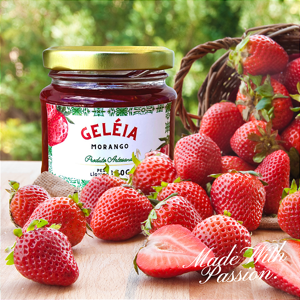 Geléia de Morangos frescos