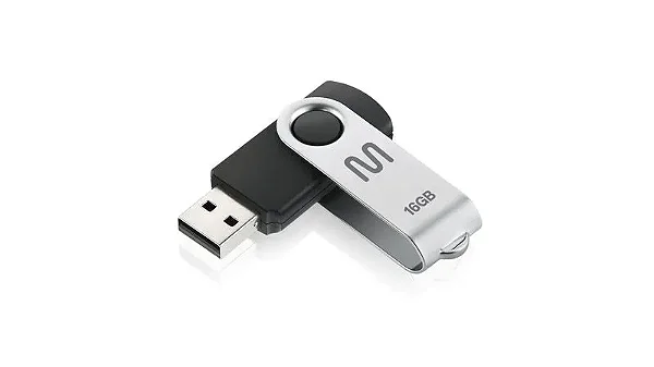 Pen Drive Twist 16GB USB Leitura 10MB/s e Gravação 3MB/s Preto Multilaser - PD588