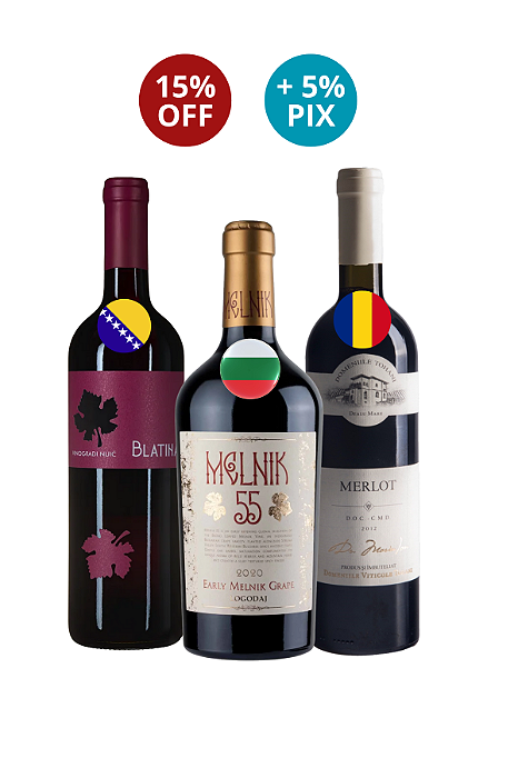Kit Leste Europeu Essencial - 3 garrafas