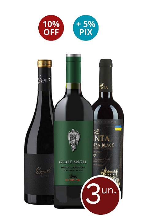 Kit Tintos da Cortina de ferro - 3 garrafas