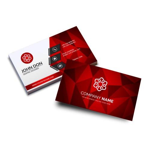 Cartão De Visita Couchê 300g - Frente E Verso - 500 Unds