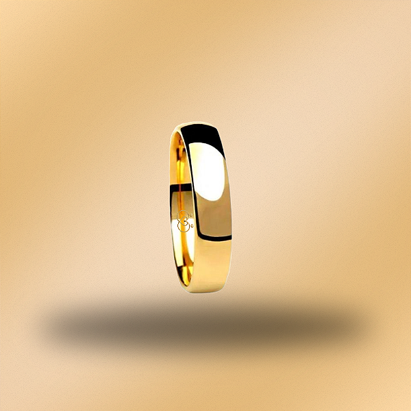 PAR DE ALIANÇAS DE CASAMENTO, OURO 18K, 3MM