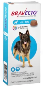Bravecto caes 20 a 40 kg